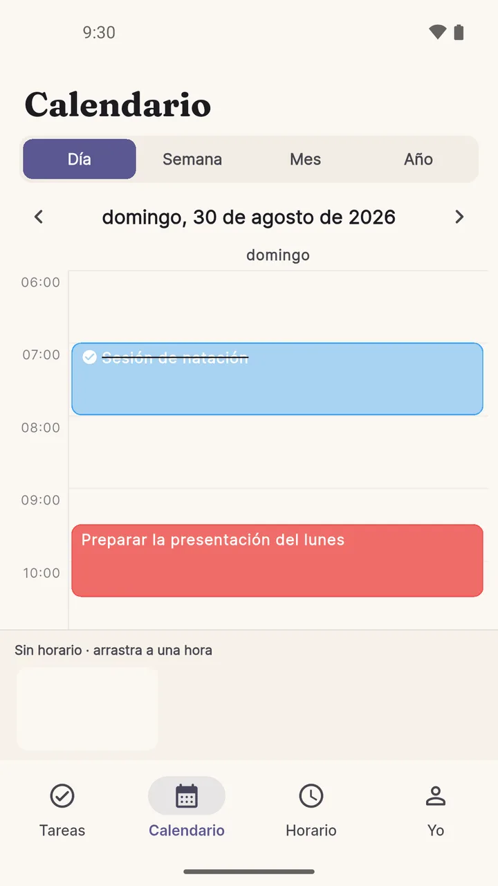 MTTasks - Calendar view