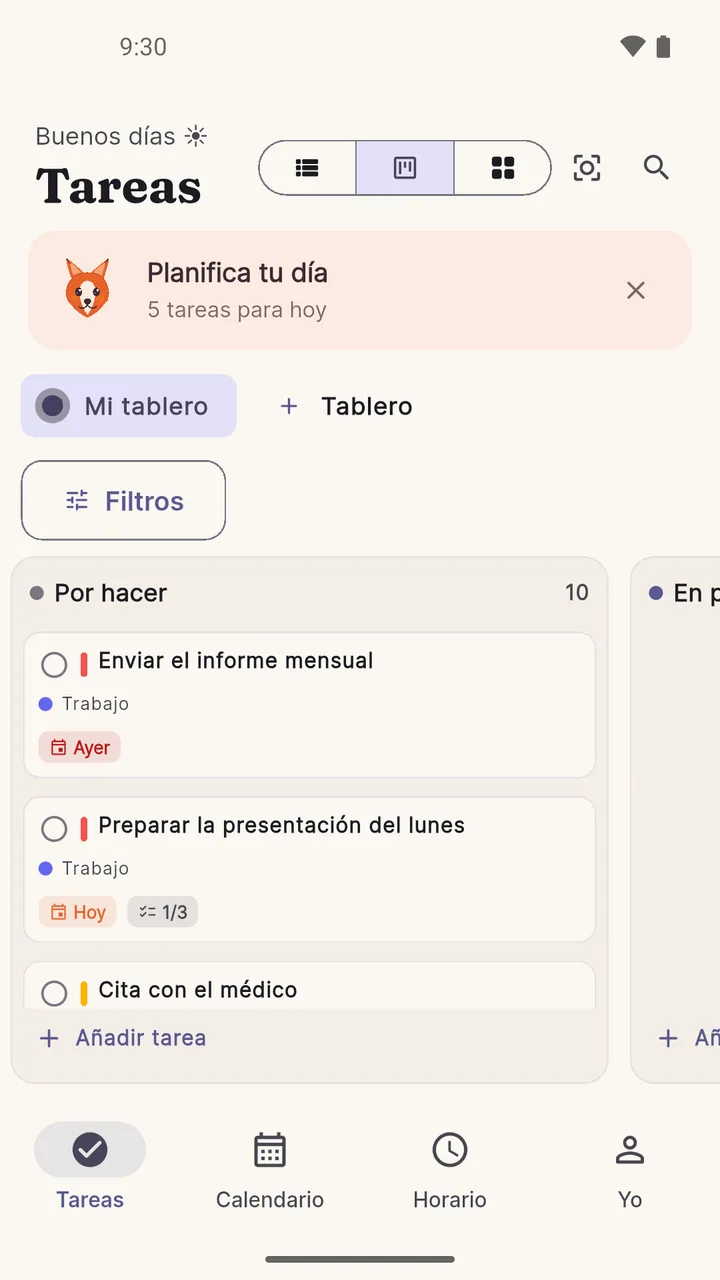 MTTasks - Kanban board