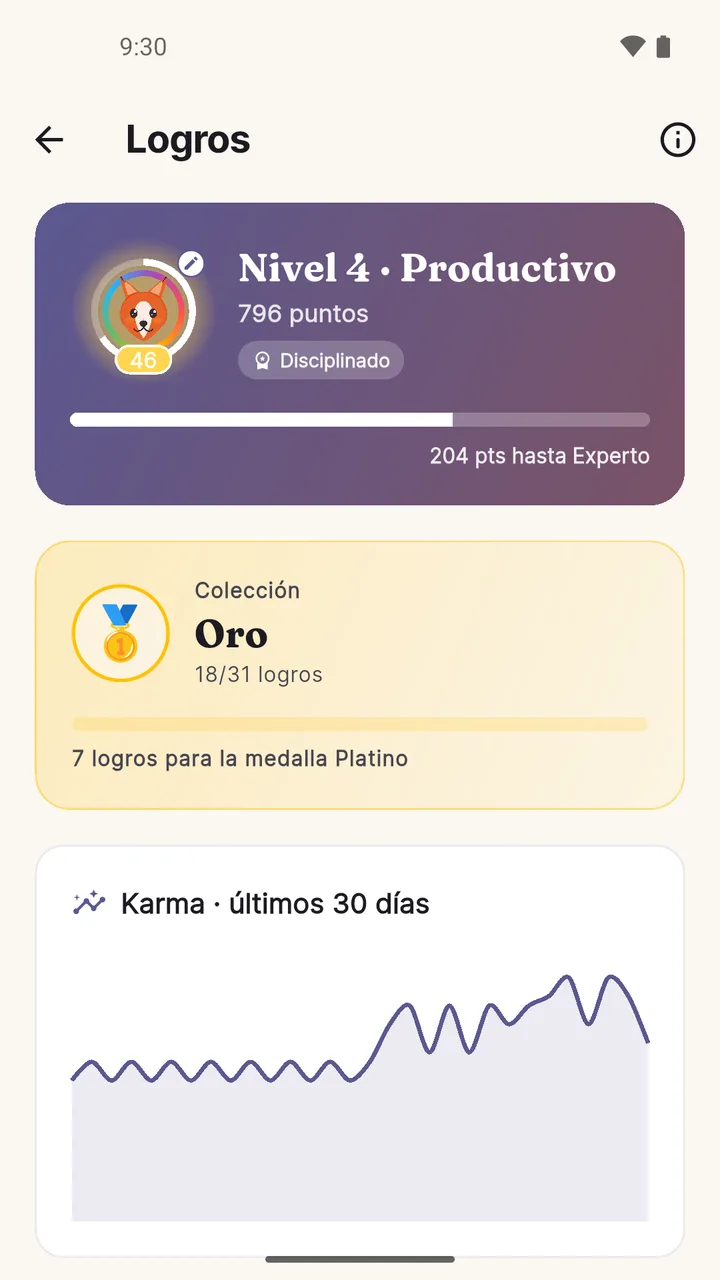 MTTasks - Achievements and streaks