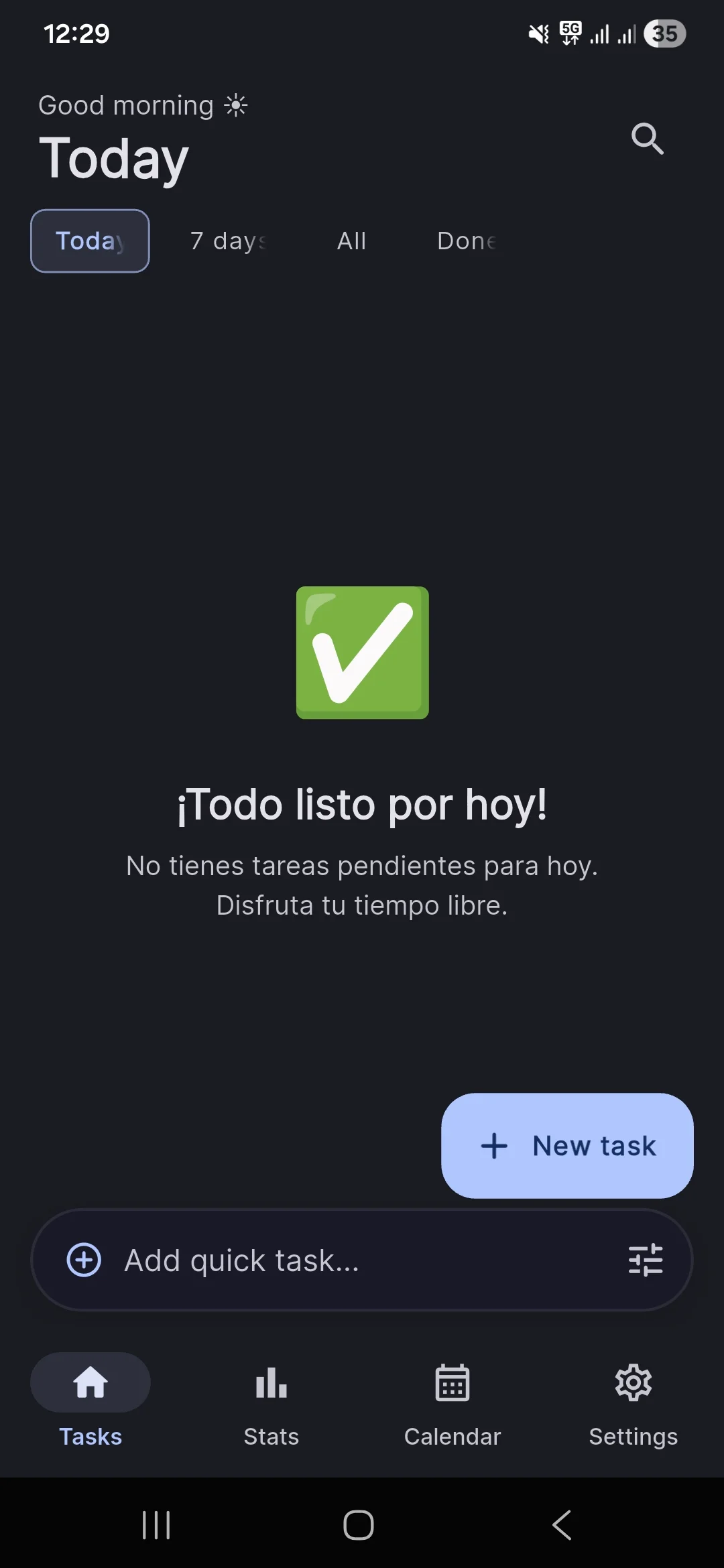 MTTasks app screenshot