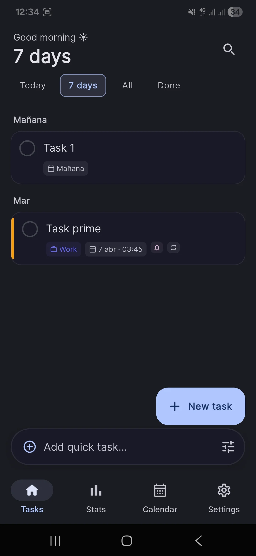 MTTasks - Categories