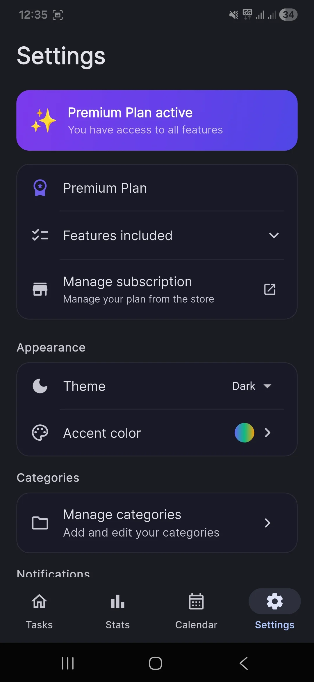 MTTasks - Settings