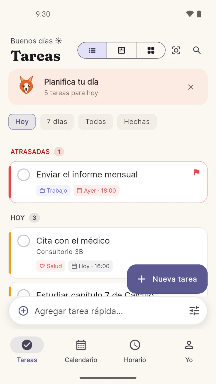MTTasks app screenshot